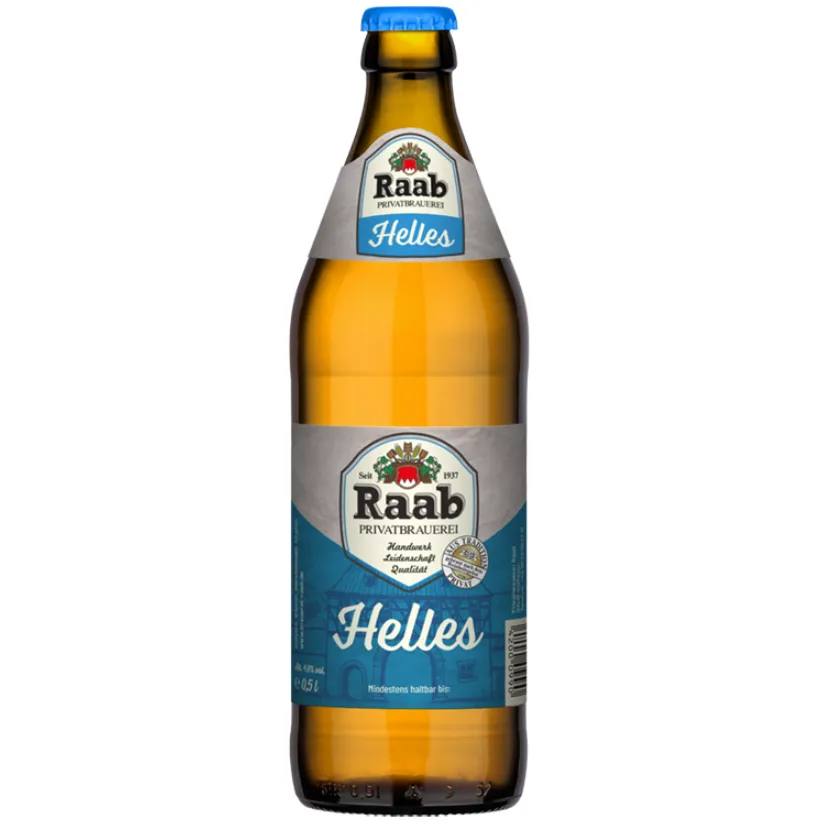 Raab Helles Flasche 0,5l (Mehrweg)